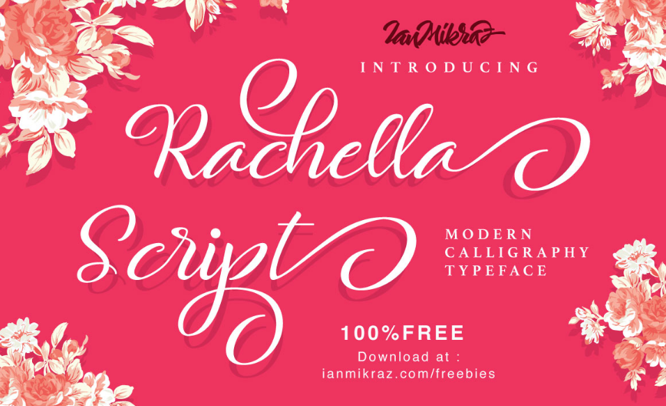 Rachella Script Font
