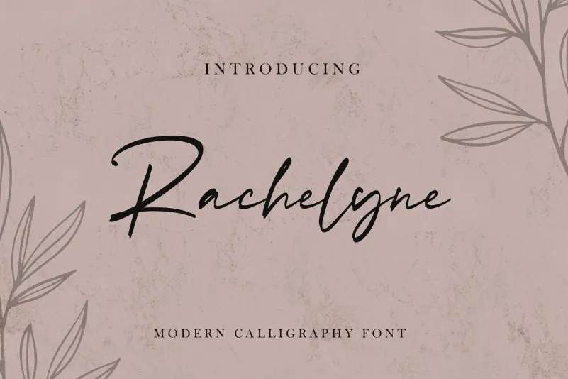 Rachelyne - Modern Calligraphy Font