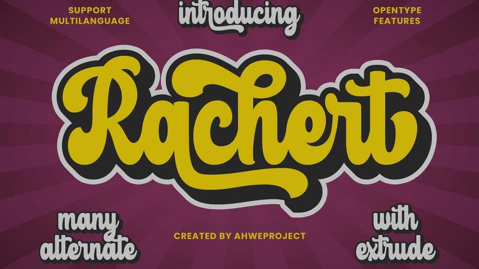 Rachert Font › Fontesk