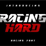 RACING HARD Font