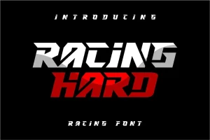 RACING HARD Font