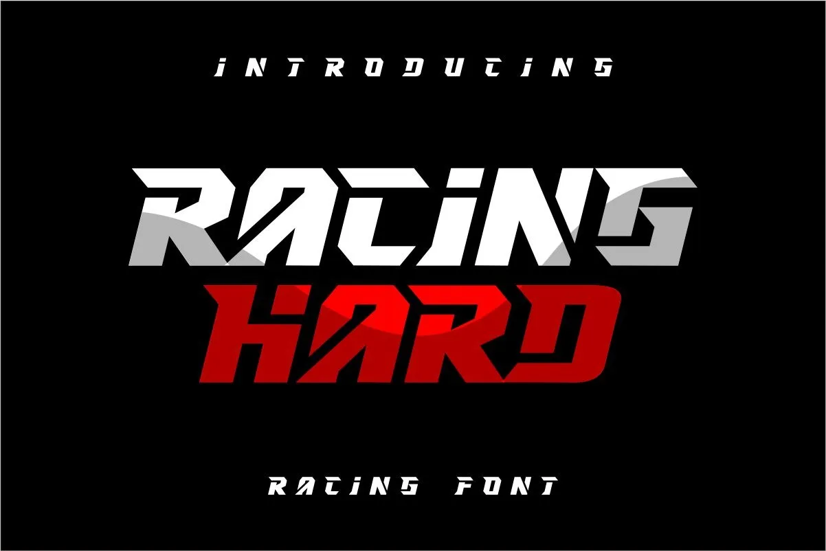 RACING HARD Font