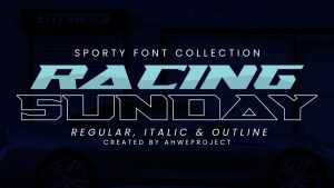 Racing Sunday Font › Fontesk