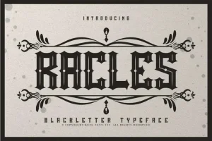 Rackles Blackletter Font