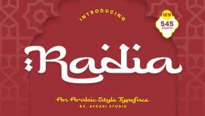 Radia Font › Fontesk
