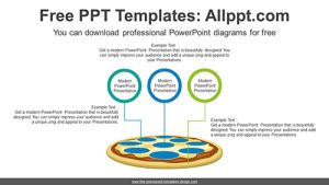 Radial Pizza PowerPoint Diagram