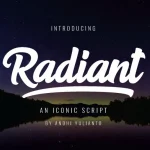 Radiant Bold Script Font