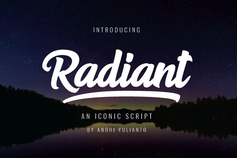 Radiant Bold Script Font