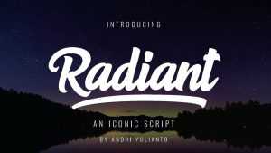 Radiant Script › Fontesk