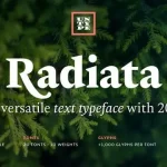 Radiata Serif Font Family - Fonte Grátis Radiata Serif Font Family