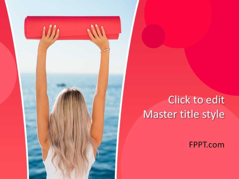 Radical Red Fitness PowerPoint Template