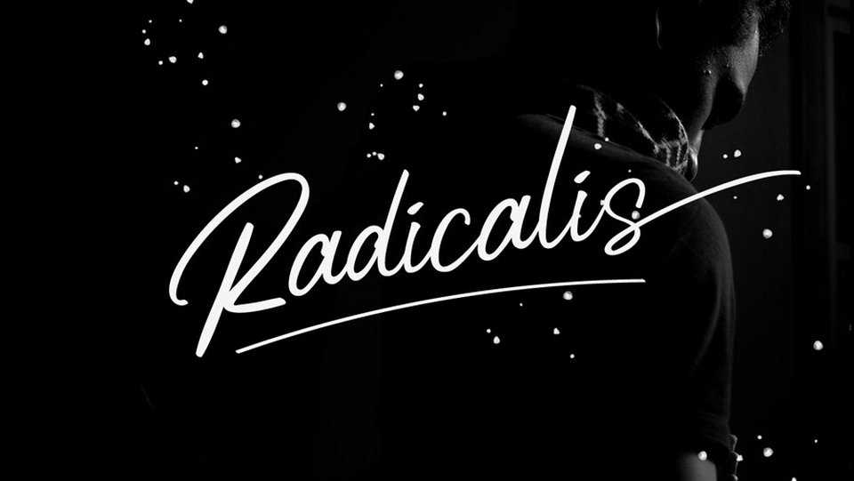 Radicalis Script Font › Fontesk