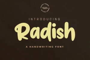 Radish Font