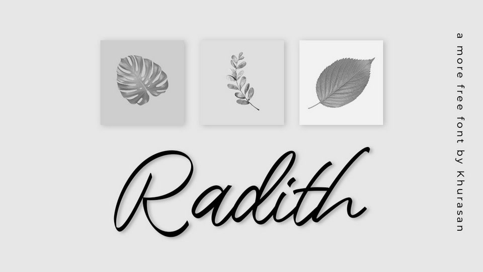 Radith Font › Fontesk