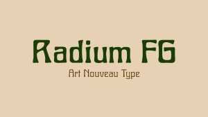 Radium FG Font › Fontesk