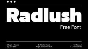 Radlush Font › Fontesk