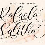 Rafaela Salitha Font - Fonte Grátis Rafaela Salitha Font