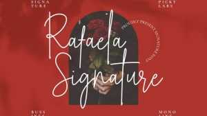 Rafaela Signature Font › Fontesk