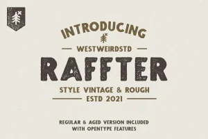 RAFFTER Font