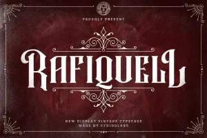 Rafiquell Display Font