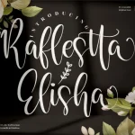 Raflestta Elisha Font - Fonte Grátis Raflestta Elisha Font