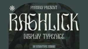 Raghlick Font › Fontesk