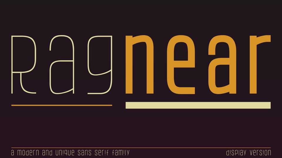 Ragnear Display Font Family › Fontesk
