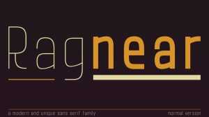 Ragnear Normal Font Family › Fontesk