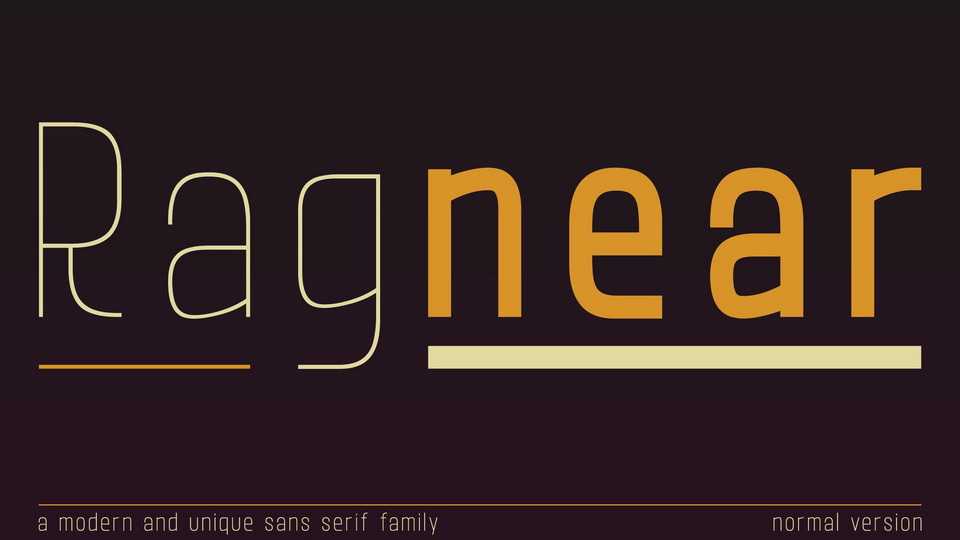 Ragnear Normal Font Family › Fontesk