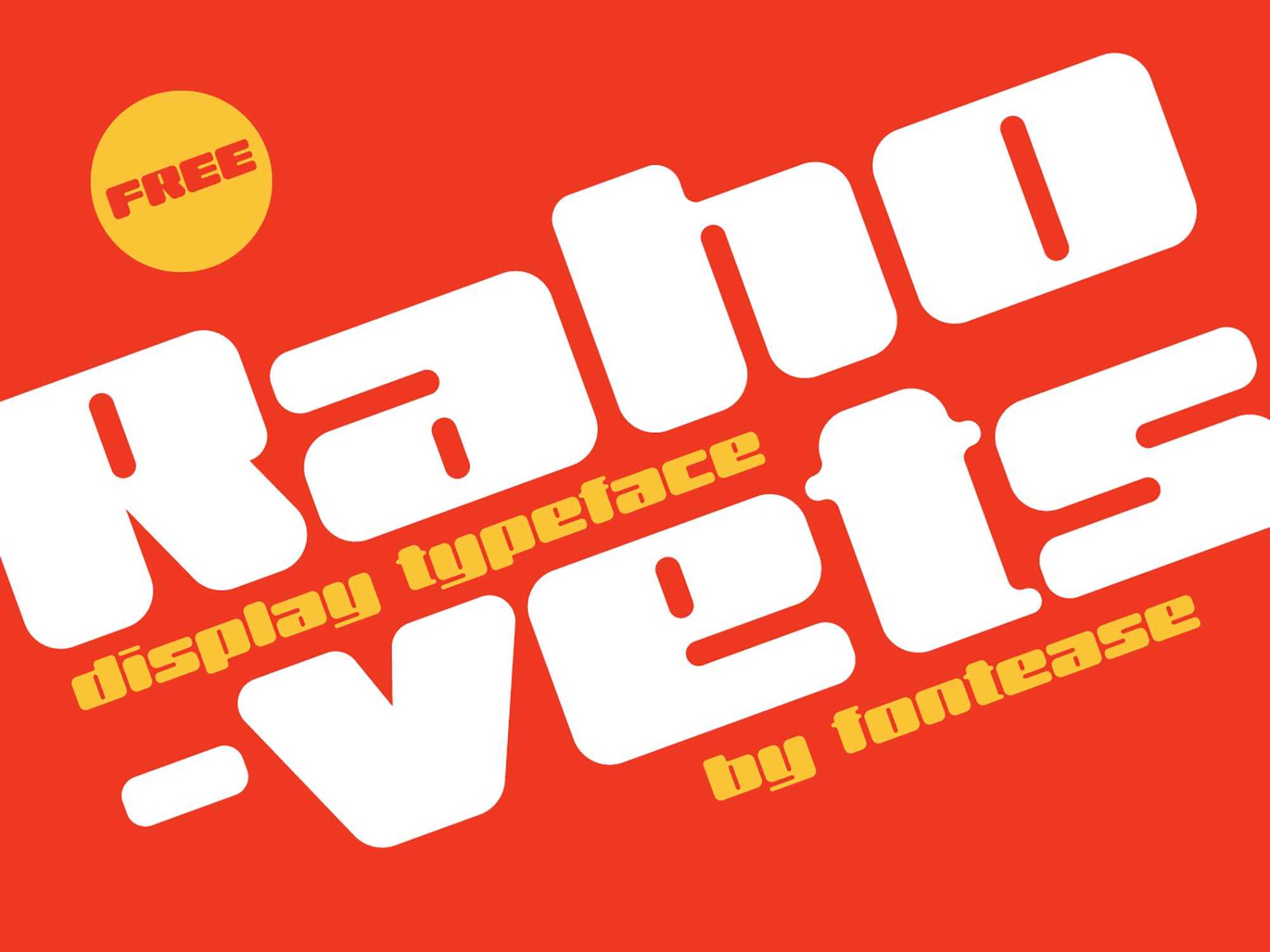 Rahovets Retro Display Font