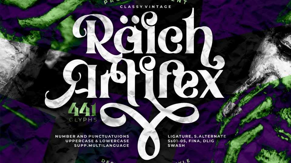 Raich Artifex Font › Fontesk