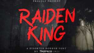 Raiden King Font › Fontesk