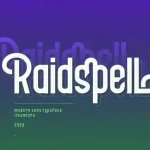 Raidspell Sans Serif Font