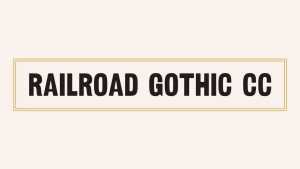 Railroad Gothic CC Font › Fontesk