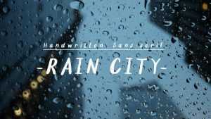 Rain City Font › Fontesk