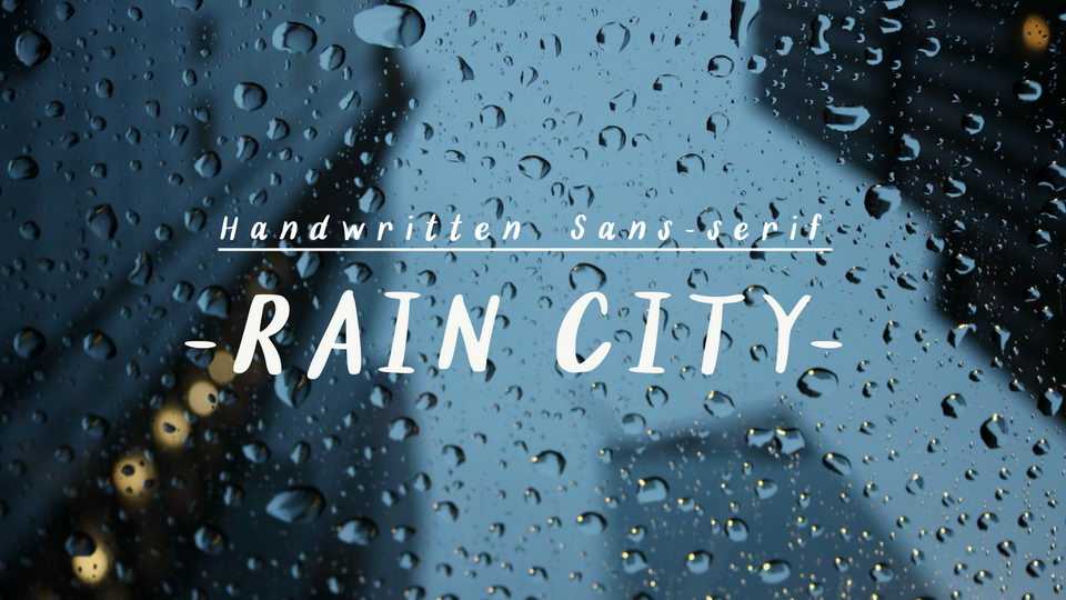 Rain City Font › Fontesk