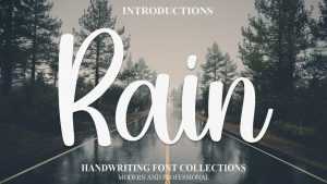 Rain Font › Fontesk