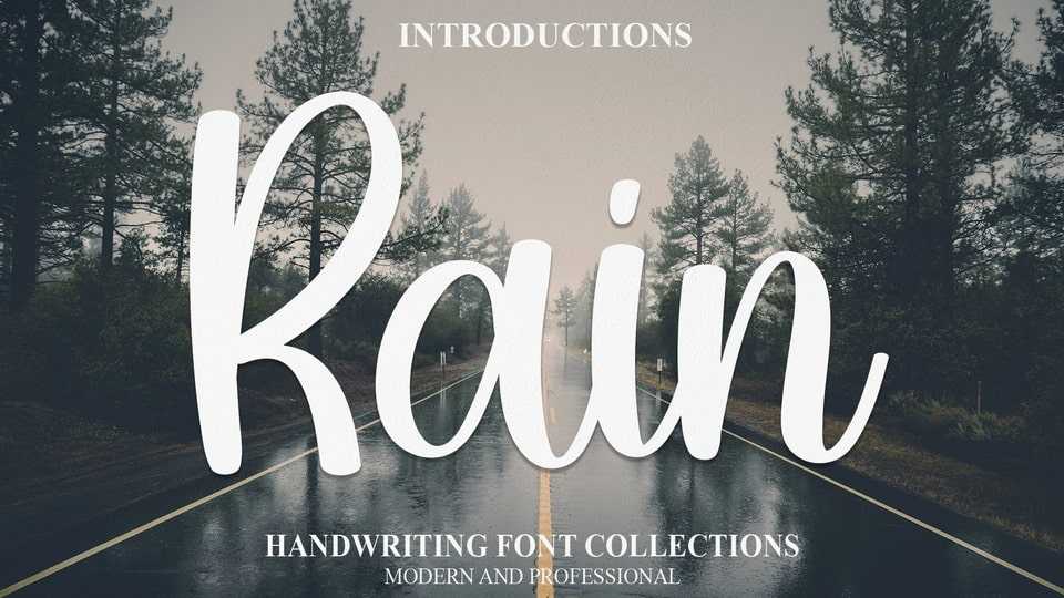 Rain Font › Fontesk