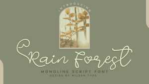 Rain Forest Font › Fontesk
