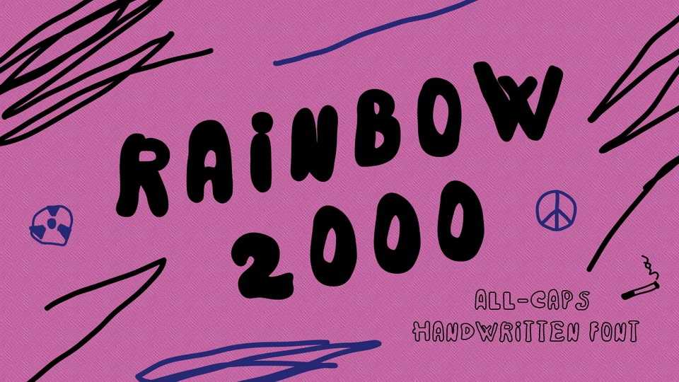 Rainbow 2000 Font › Fontesk