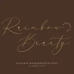 Rainbow Beauty Font - Fonte Grátis Rainbow Beauty Font