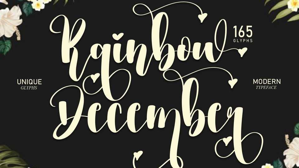 Rainbow December Font › Fontesk