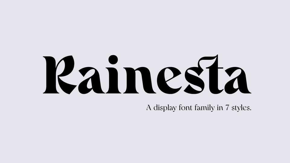 Rainesta Font › Fontesk