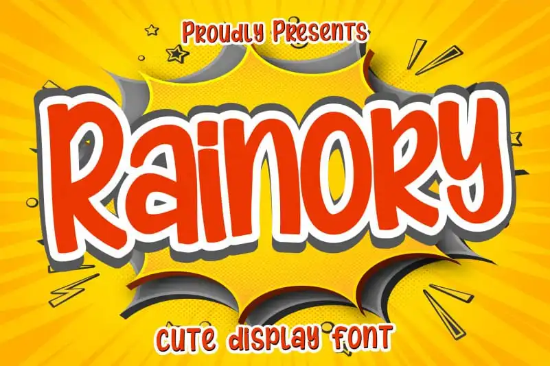 Rainory Display Font