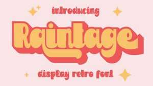 Raintage Font › Fontesk