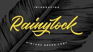 Rainylock Font › Fontesk