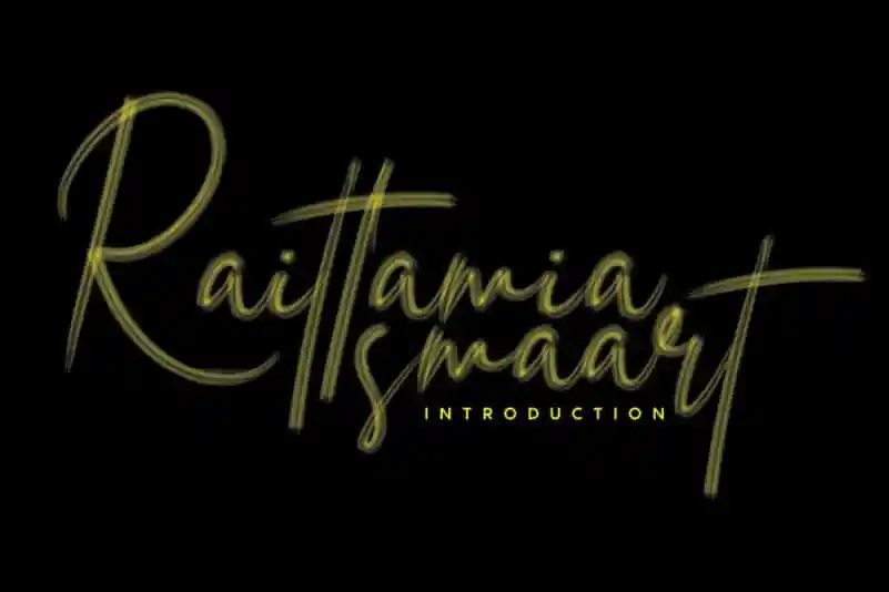 Raittamia Brush Font