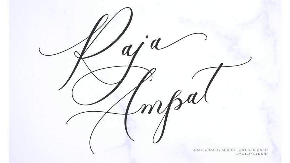Raja Ampat Script Font › Fontesk