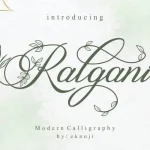 Ralgani Calligraphy Font