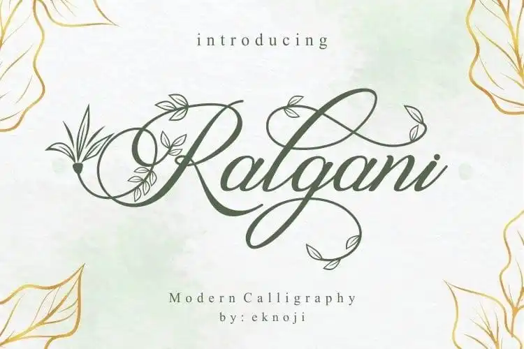 Ralgani Calligraphy Font